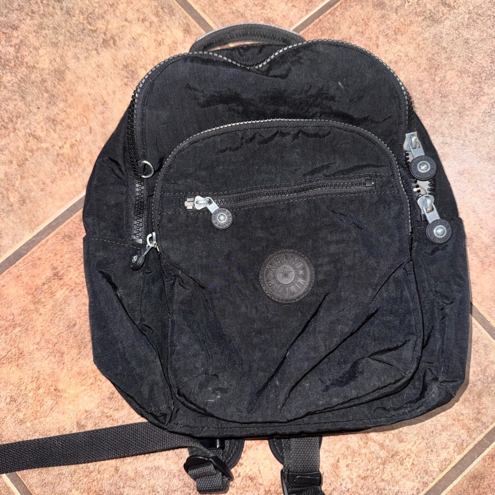 Kipling Seoul Small Tablet Backpack Black Noir Si… - image 4